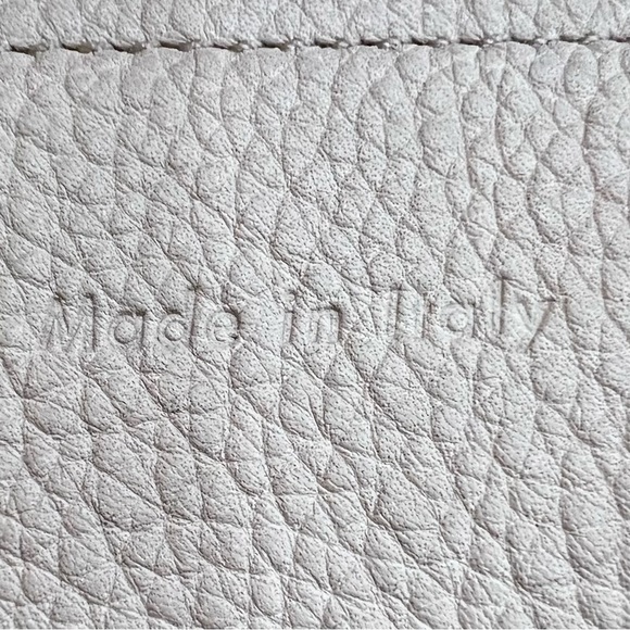 CELINE Tri Fold Small Grained Creamy Calfskin Leather Satchel - Picture 9 of 13